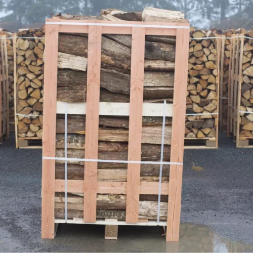 Lenha – 50 cm – armazenada em palete de 2 m³